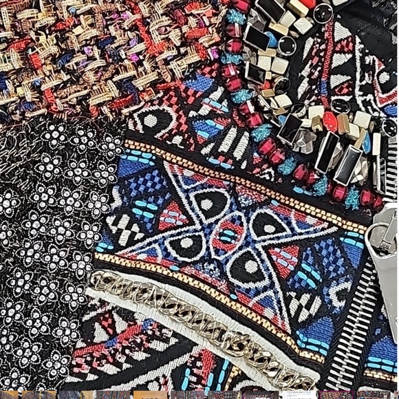 Byron Lars Multicolor Patterned Jacket - Picture 7 of 15